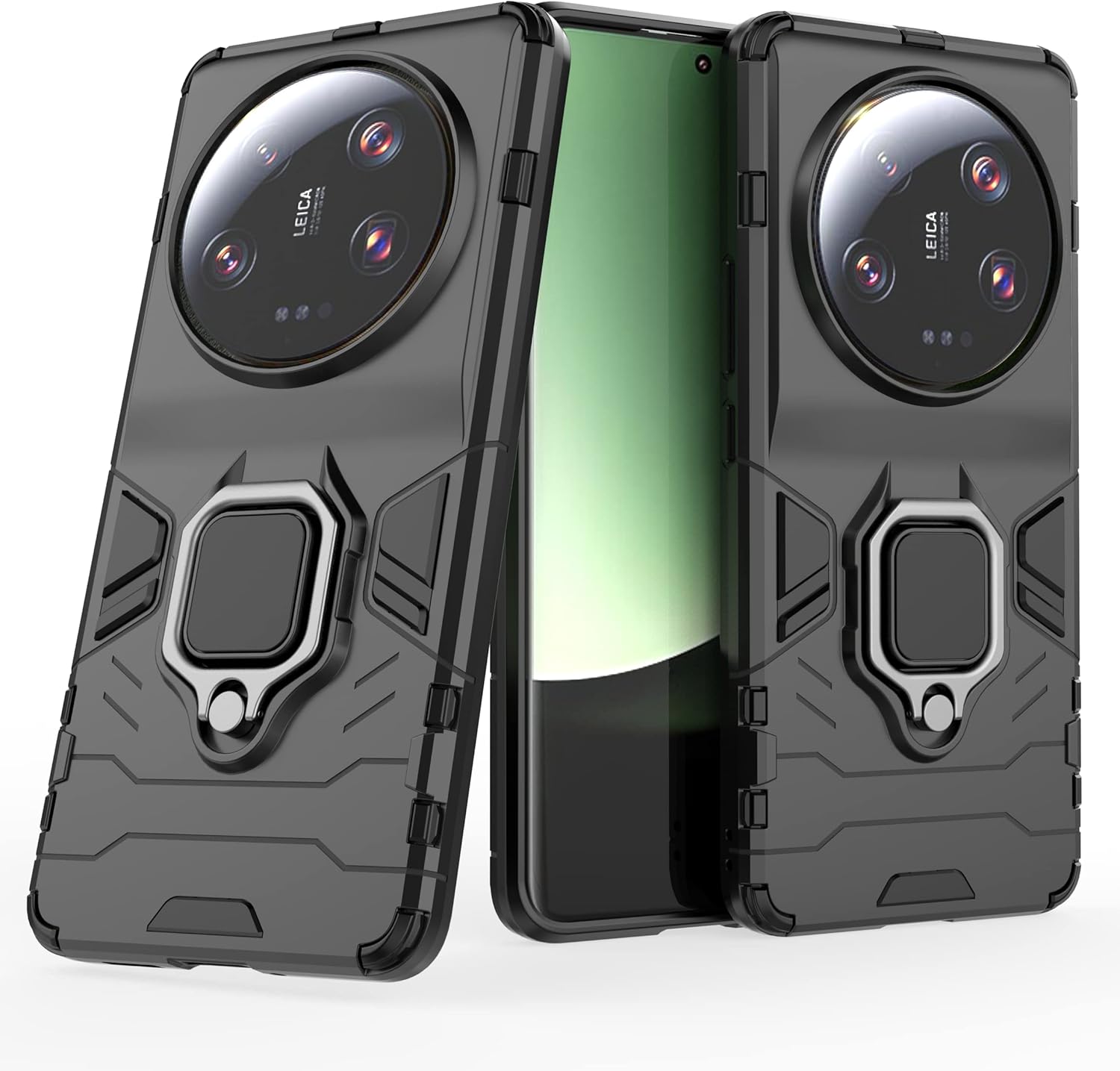 Funda para Xiaomi 13 Ultra Caso,Soporte de montaje magnético para coche Carcasa para Xiaomi Mi 13 Ultra 5G Case Negro