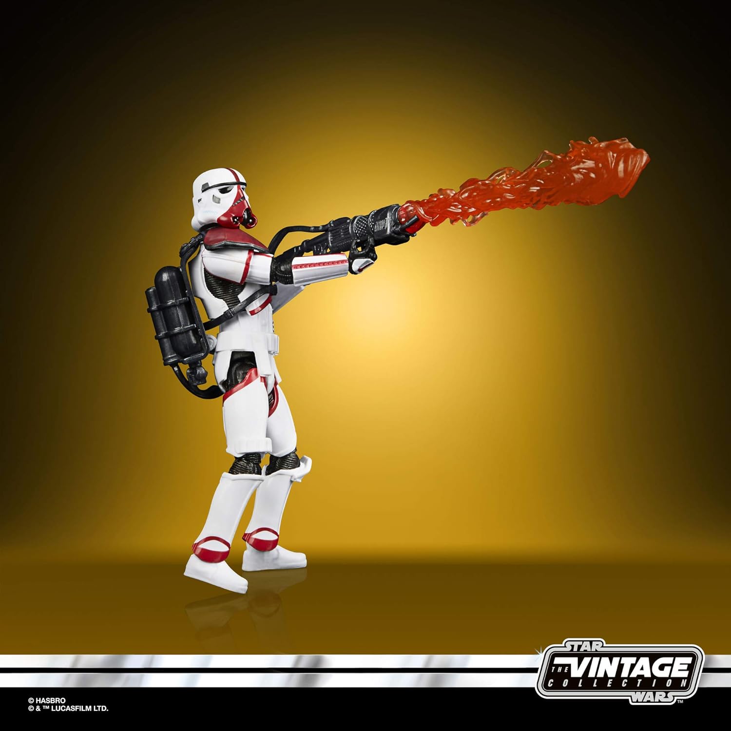 Star Wars Hasbro The Vintage Collection Incinerator Trooper, figura de acción The Mandalorian de 3.7 in de alto, juguete para niños a partir de 4