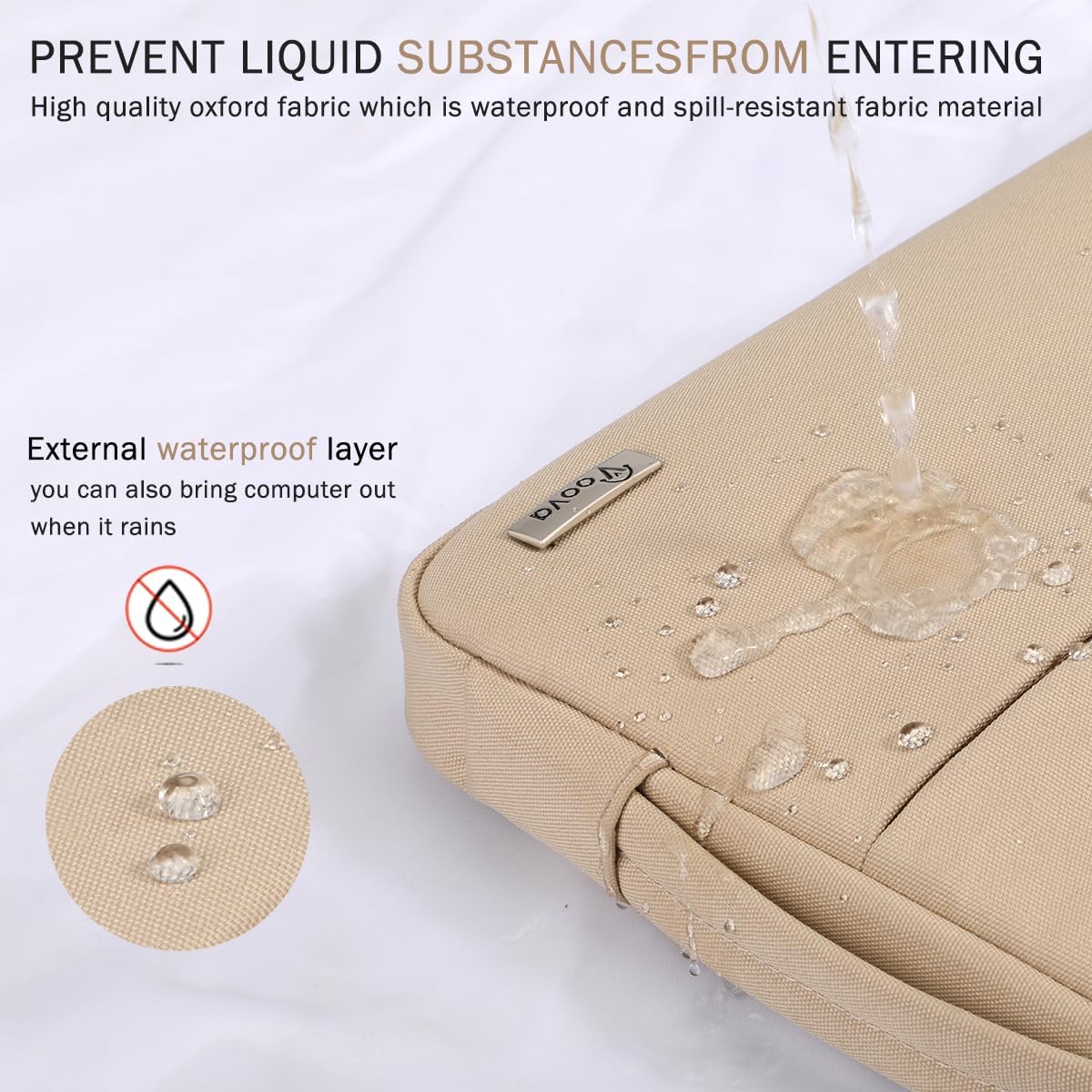 Voova Funda para laptop compatible con MacBook AirPro M2 M1 2016-2022 de 13.3 pulgadas Surface Pro X  98, 13.5 Surface Laptop 54, funda impermeable