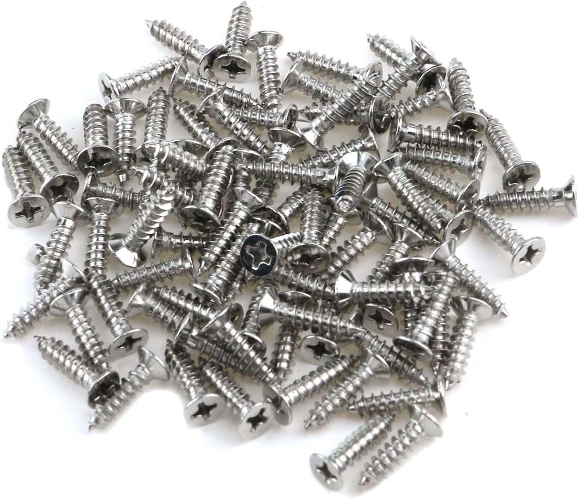 80 clips de lona desplazados de metal, clips de marco de fotos, abrazaderas de espejo para pintura de cuadros, pizarra, con tornillos (20 piezas de
