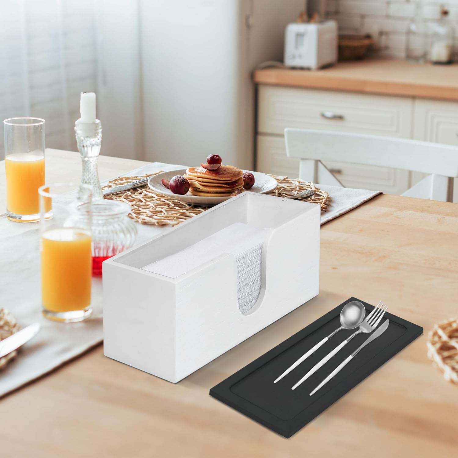 Dispensador de toallas de papel de madera maciza montado en la pared, soporte de toalla de papel plegado con tapa, plegable en C comercial, plegado