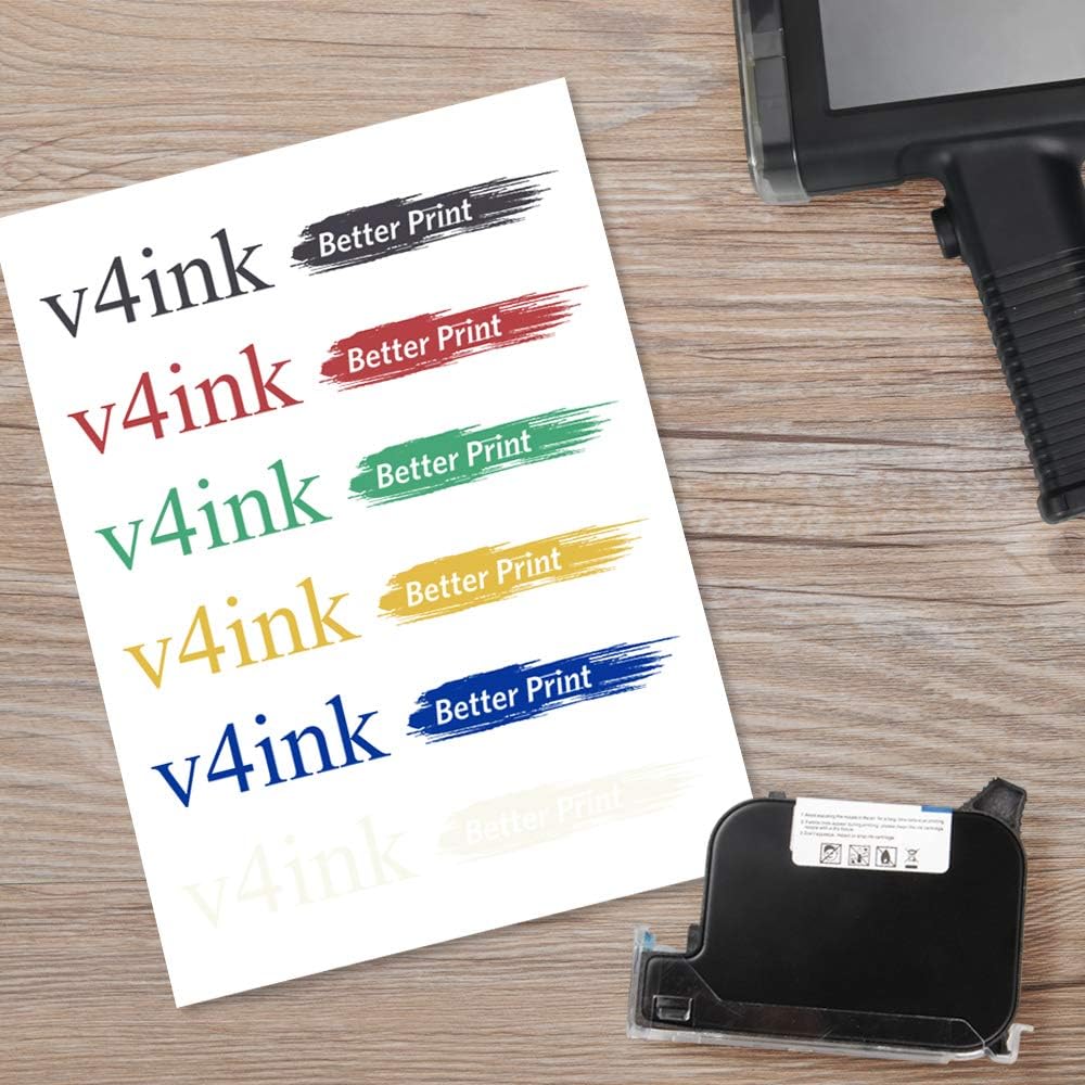 v4ink Cartucho de tinta de secado rápido solvente original BT-2583P compatible con impresora de inyección de tinta portátil BENTSAI BT-HH6105B2
