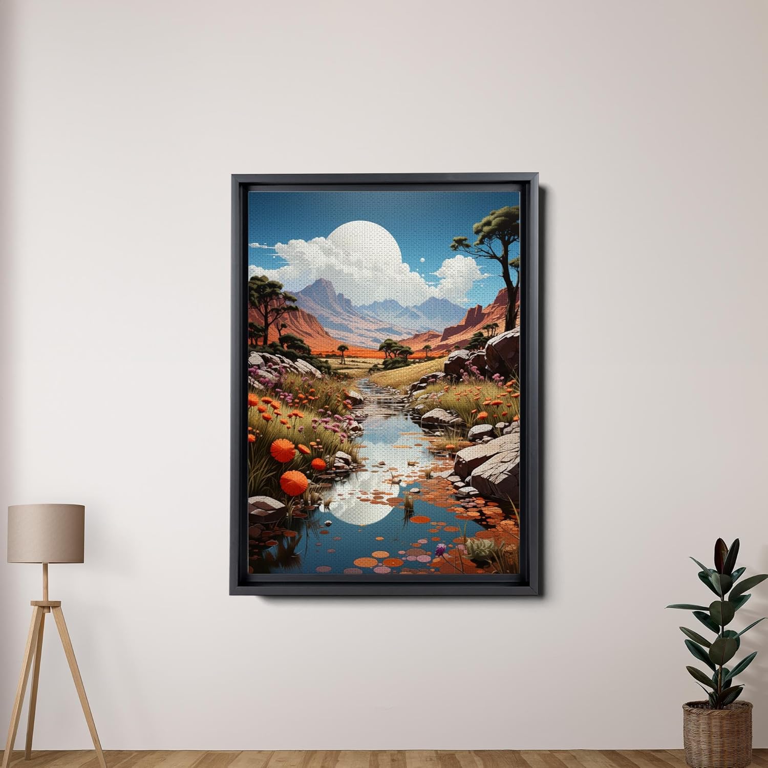Red Mesa, Archival Print of Landscape Prints of Red Mountain in Mesa, Arizona, Wall Art, Art Print
