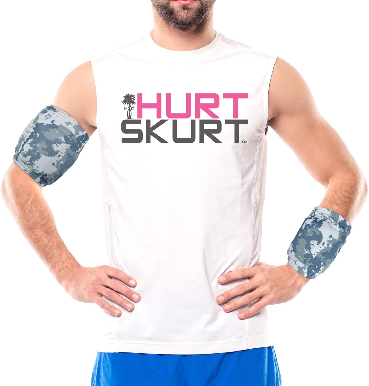 HurtSkurt Seal Team – Funda de gel de compresión 2 en 1 para terapia de calor y frío  Bolsa de calor y hielo sin arnés con tela elástica para dolor