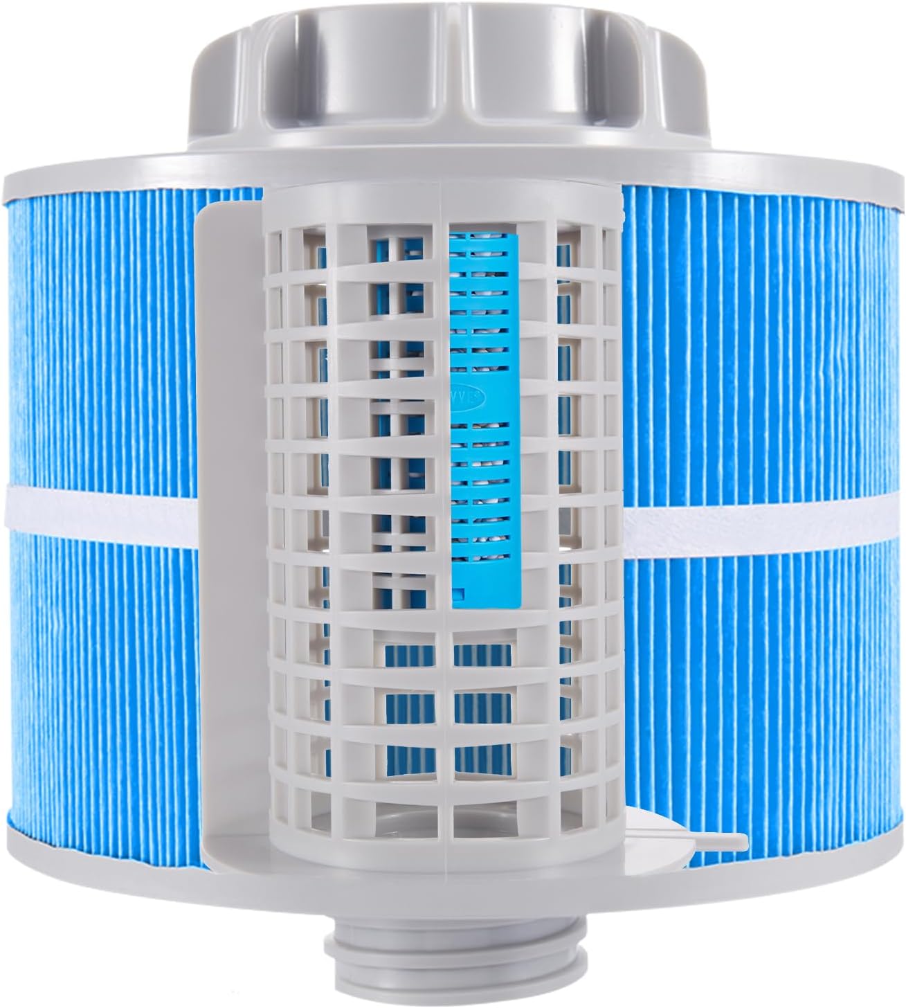 Cartucho mineral para spa compatible con bañera de hidromasaje Bullfrog (1, azul)