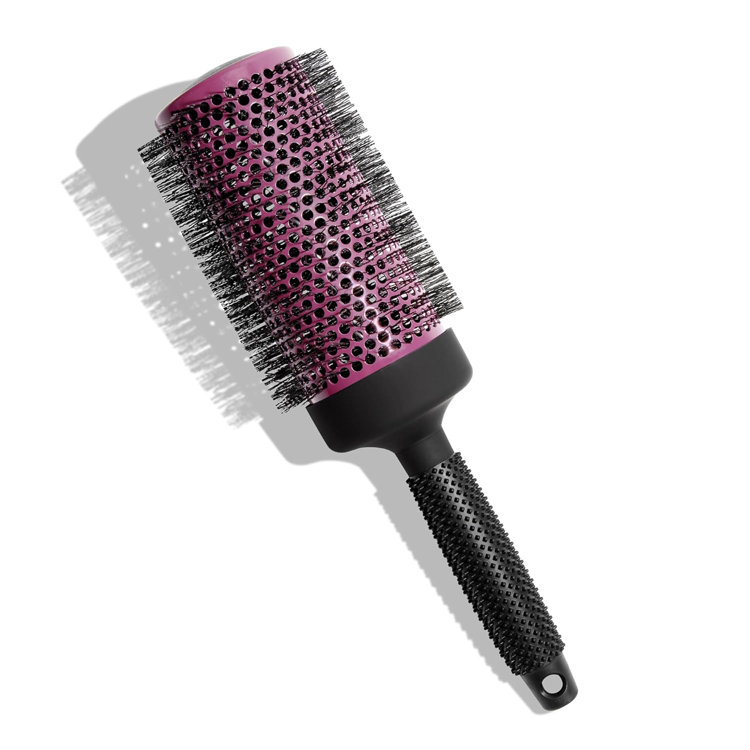 Ergo Cepillo de pelo redondo súper suave, cepillo profesional para cabello húmedo y seco para secado con secado, herramienta de peinado para el