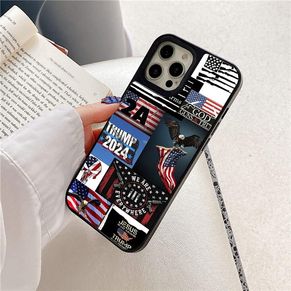 Trump 2024 – Funda de teléfono para iPhone 14, 13, 12, 11 Plus Pro Max Mini XR X XS Max 7 8 Plus, funda protectora estética de Trump para mujeres,