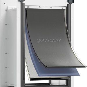 Puerta para perro para pared, puerta grande para perro para pared exterior, puerta de mascotas, puerta resistente de 3 solapas con aislamiento, Puerta para perro para pared, puerta grande para perro para pared exterior, puerta de mascotas, puerta resistente de 3 solapas con aislamiento,