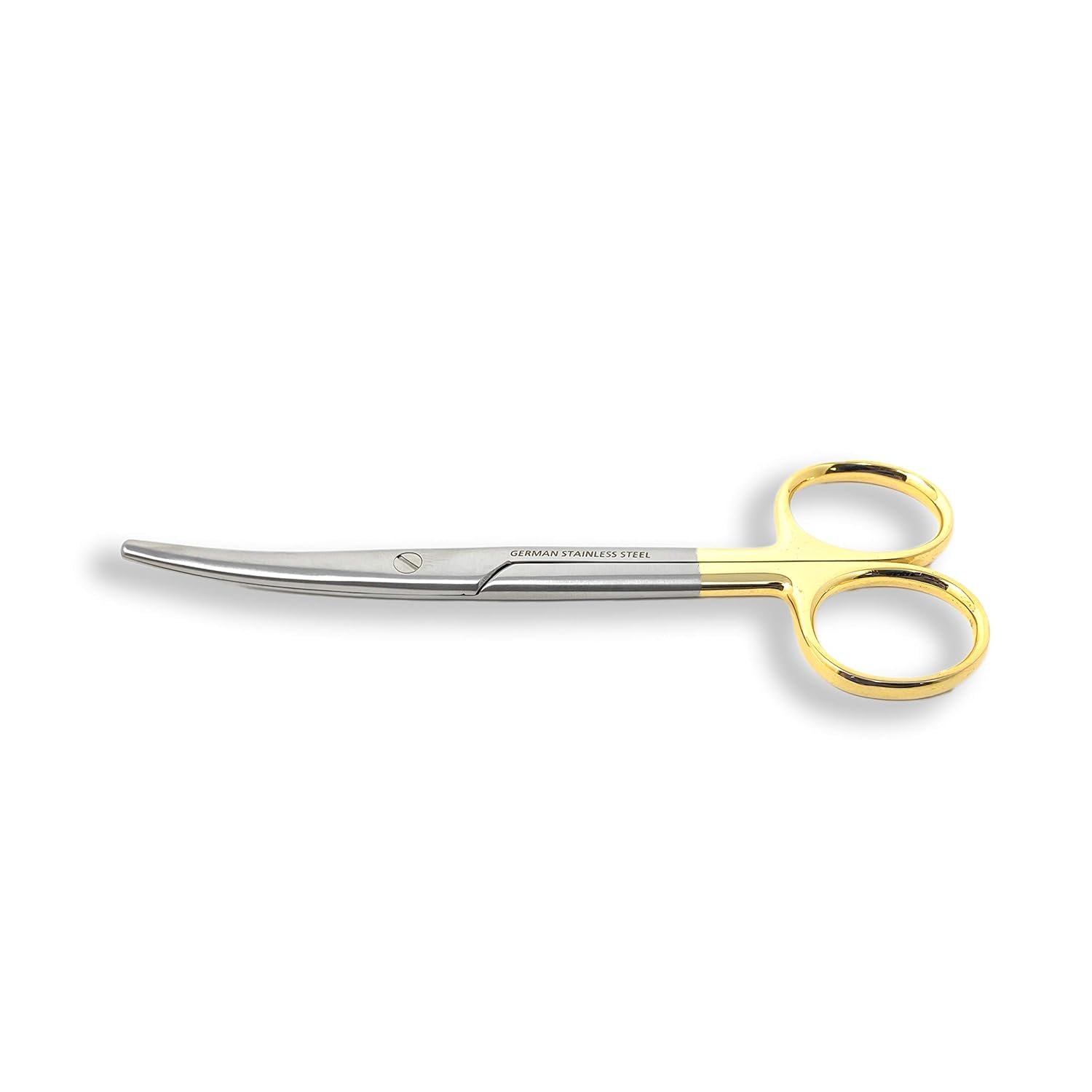 Cynamed TC Mayo – Tijeras de disección con insertos de carburo de tungsteno y anillos dorados, tijeras de precisión largas y gruesas, acero