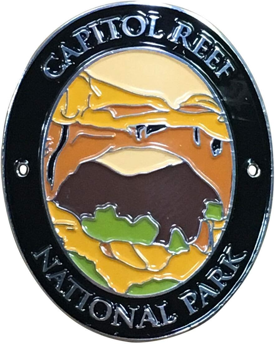 Medallón de palo de senderismo para caminar en el Parque Nacional Capitol Reef – Utah