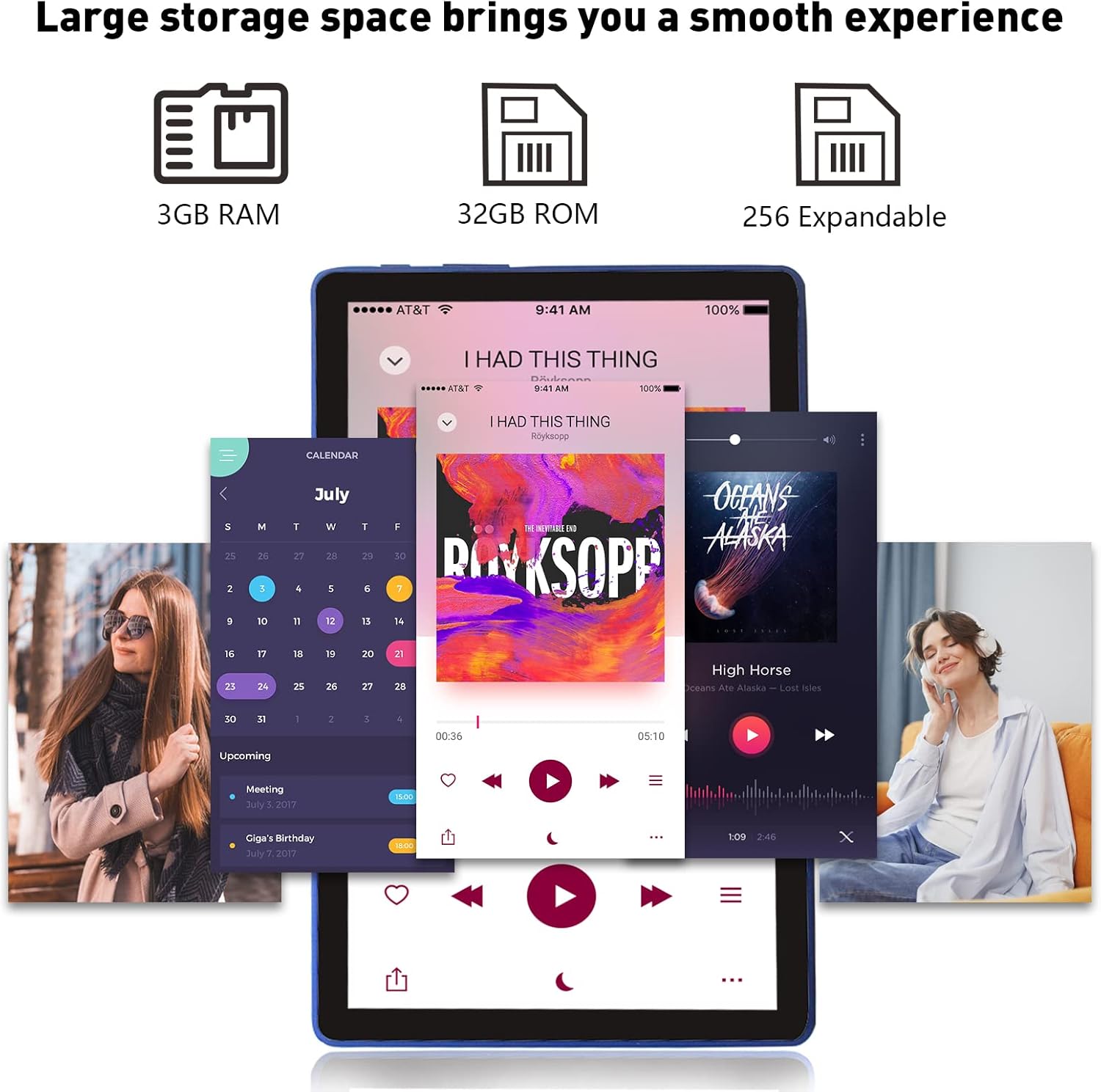 Tablet de 10 pulgadas, tableta Android AX WiFi 6+2.4 y 5GWifi, 3 GB de RAM 32 GB de almacenamiento ROM, pantalla IPS HD 1332 x 800, procesador de