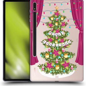Head Case Designs Traditional Decor Merry Christmas Trees Soft Gel Case Compatible with Samsung Galaxy Tab S8 Plus Head Case Designs Traditional Decor Merry Christmas Trees Soft Gel Case Compatible with Samsung Galaxy Tab S8 Plus