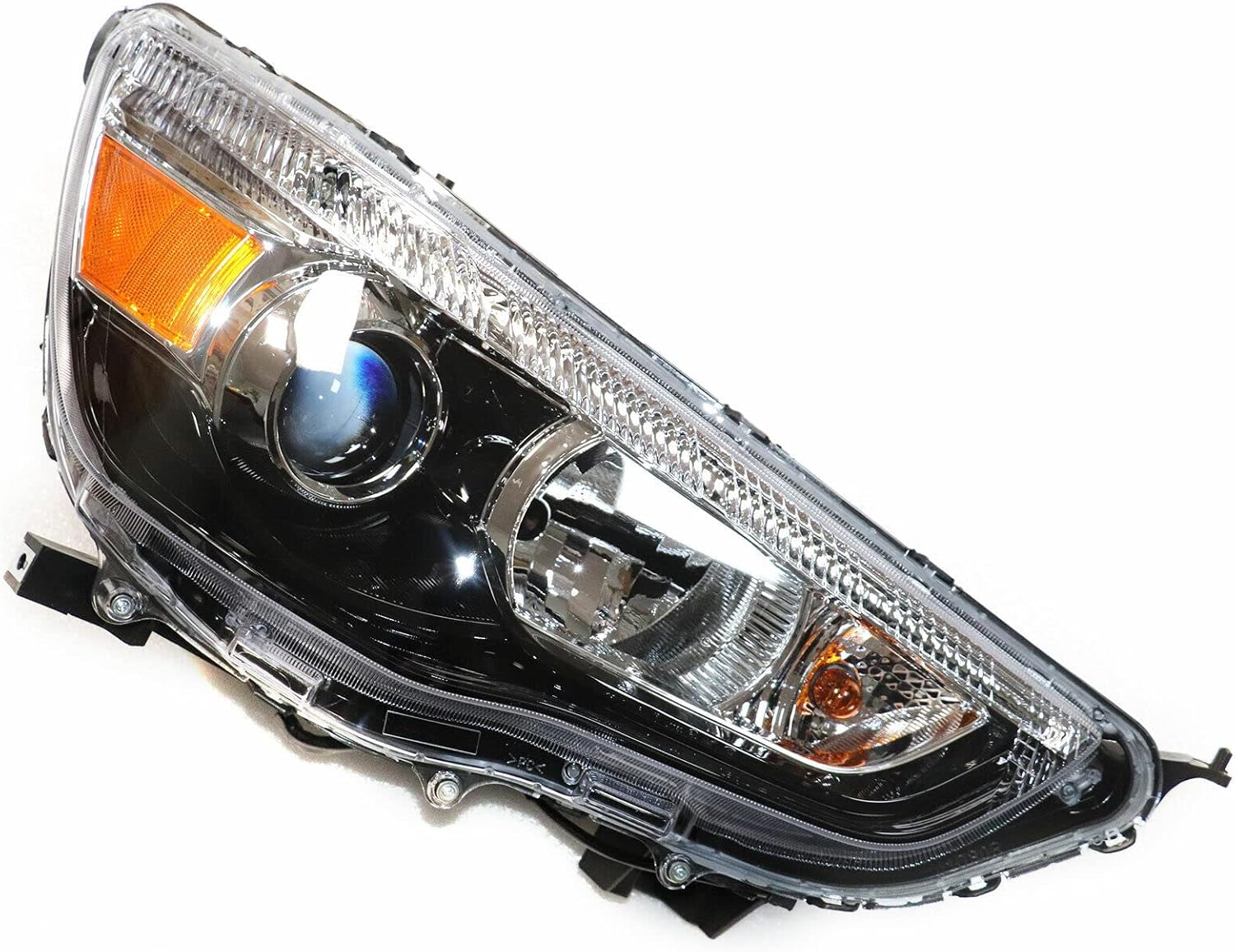 Fetcoi Lámpara halógena para faros delanteros, par de faros delanteros izquierdo y derecho para el conductor y el pasajero, repuesto para Mitsubishi