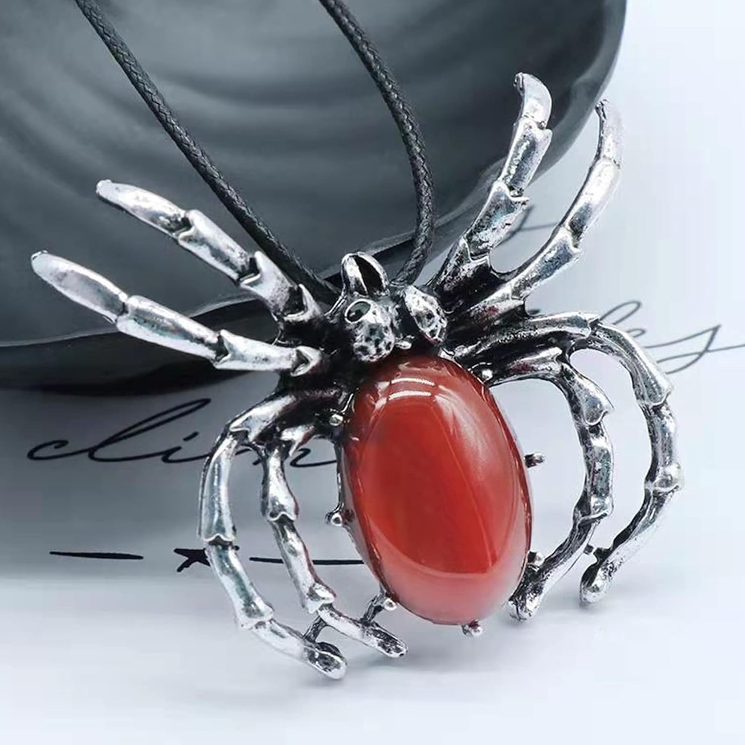 Collar de cristal de cornalina real para mujer, piedras preciosas en bruto y curativas para los chakras, dije con auténtico cristal rojo joya de