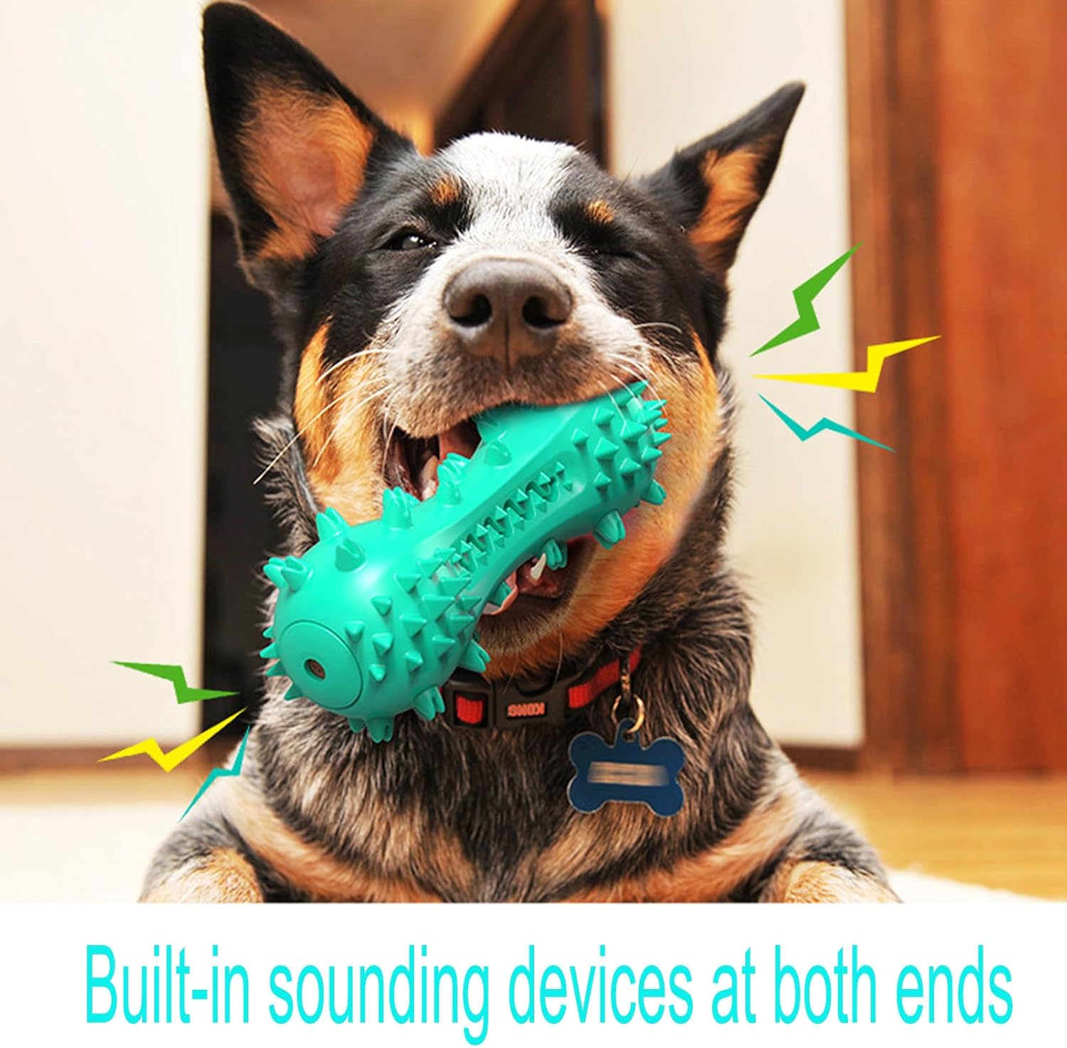 Juguetes para masticar perros para masticadores agresivos, juguetes interactivos para perros, resistentes y duraderos para masticar chirriantes,