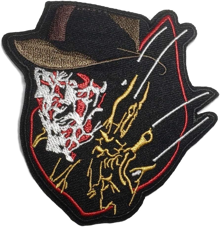 Nightmare on Elm Street Freddy Krueger – Parche bordado de 3 pulgadas de ancho