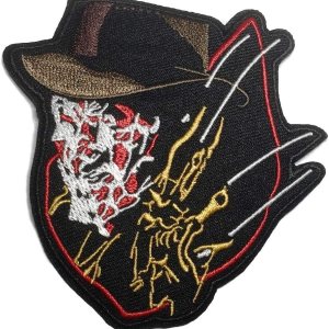 Nightmare on Elm Street Freddy Krueger – Parche bordado de 3 pulgadas de ancho Nightmare on Elm Street Freddy Krueger – Parche bordado de 3 pulgadas de ancho