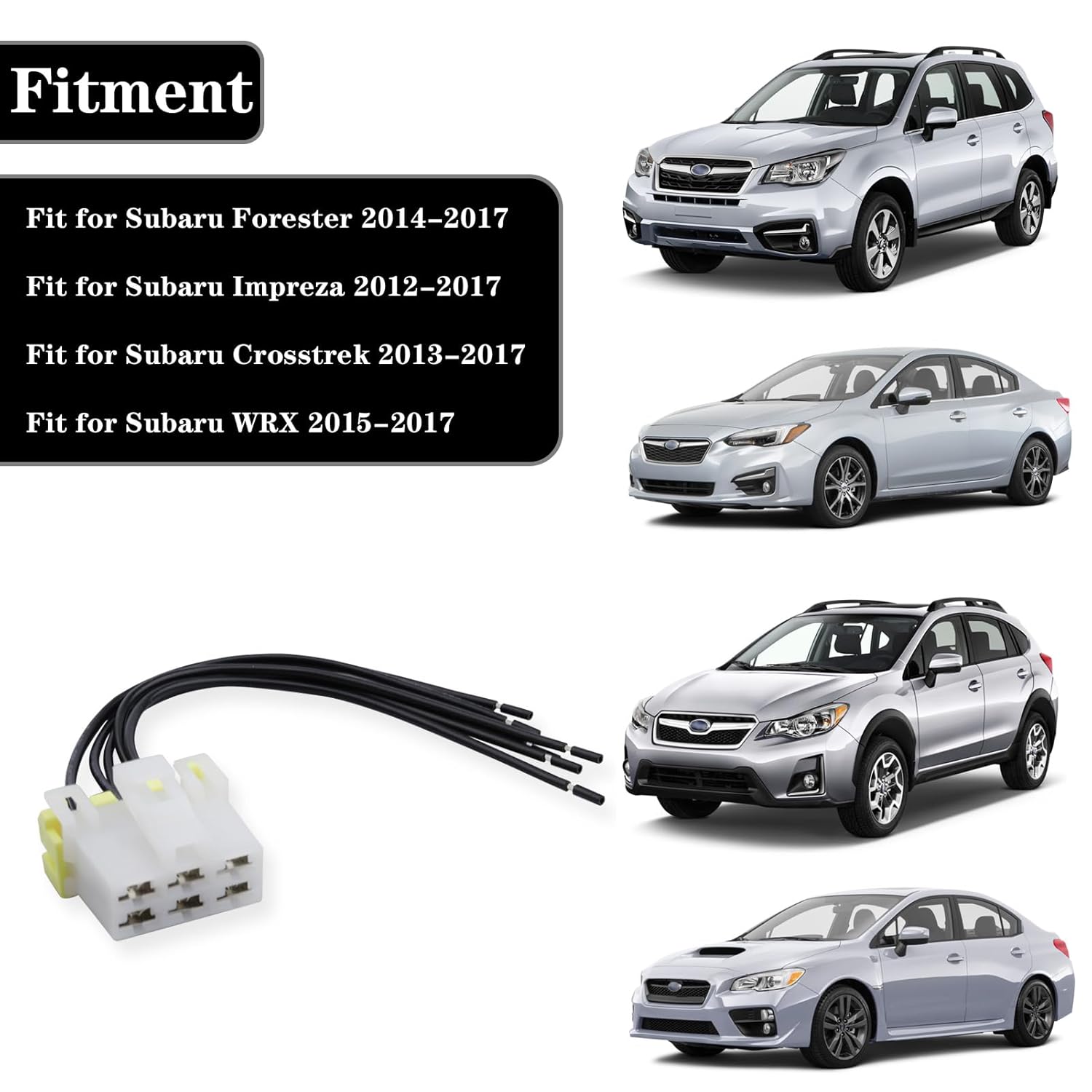 Enchufe manual de la unidad de control de CA del calentador para Subaru Forester 2014-2017 Impreza 2012-2017 Crosstrek 2013-2017 WRX 2015-2017,