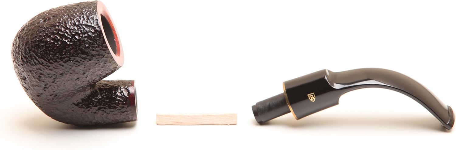 Savinelli Pipa de tabaco Roma 614 Black Stem