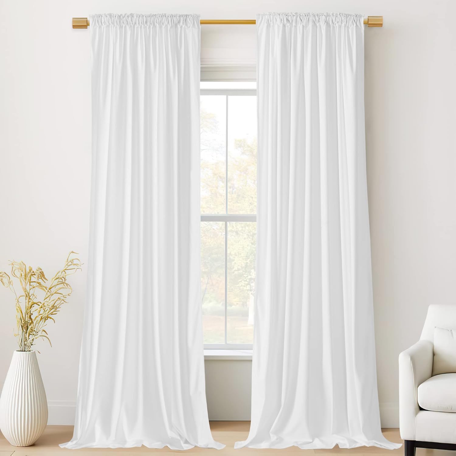 StangH – Cortinas de terciopelo que protegen la privacidad, con atenuación de luz, para guardería, sala, dormitorio, decoración elegante del hogar,
