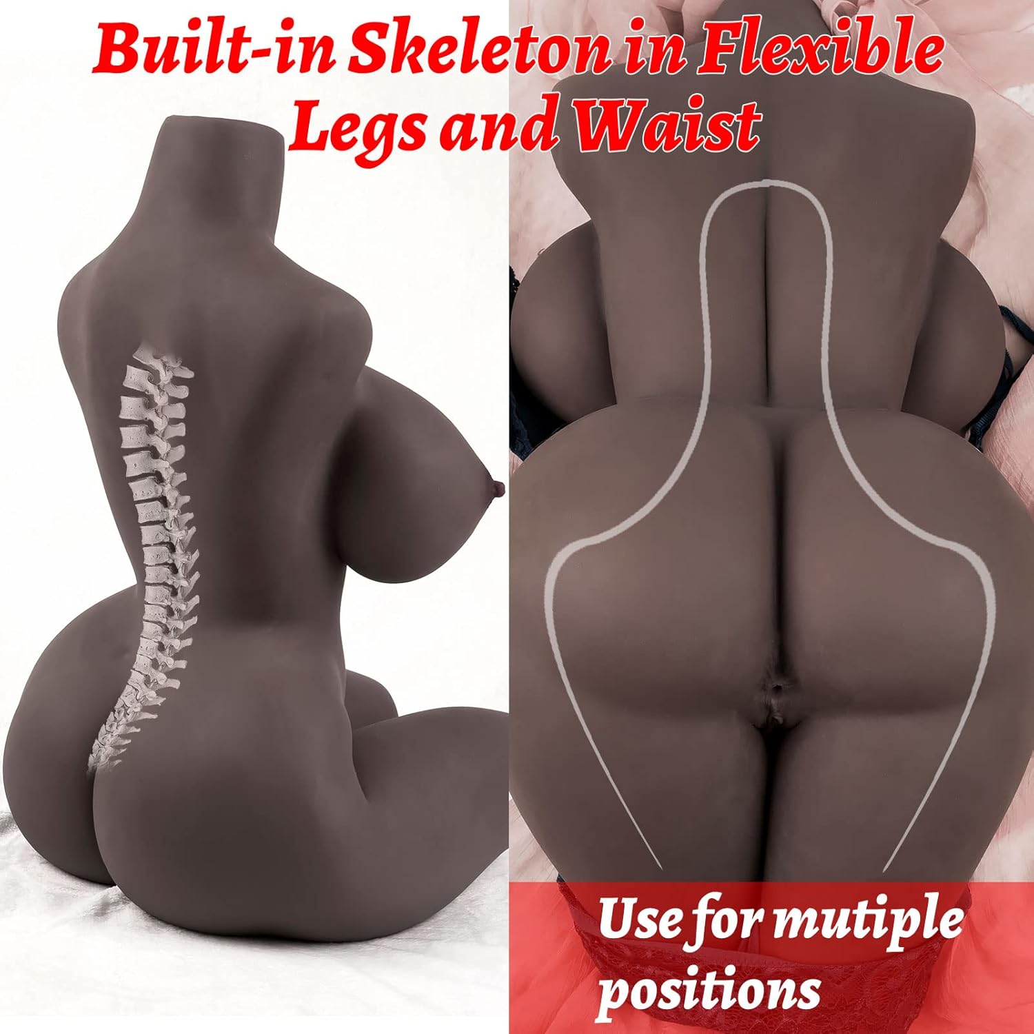 Muñeca sexual de tamaño real de 38 libras para hombres, masturbador masculino, muñeca sexual femenina realista con pechos grandes, vagina anal,