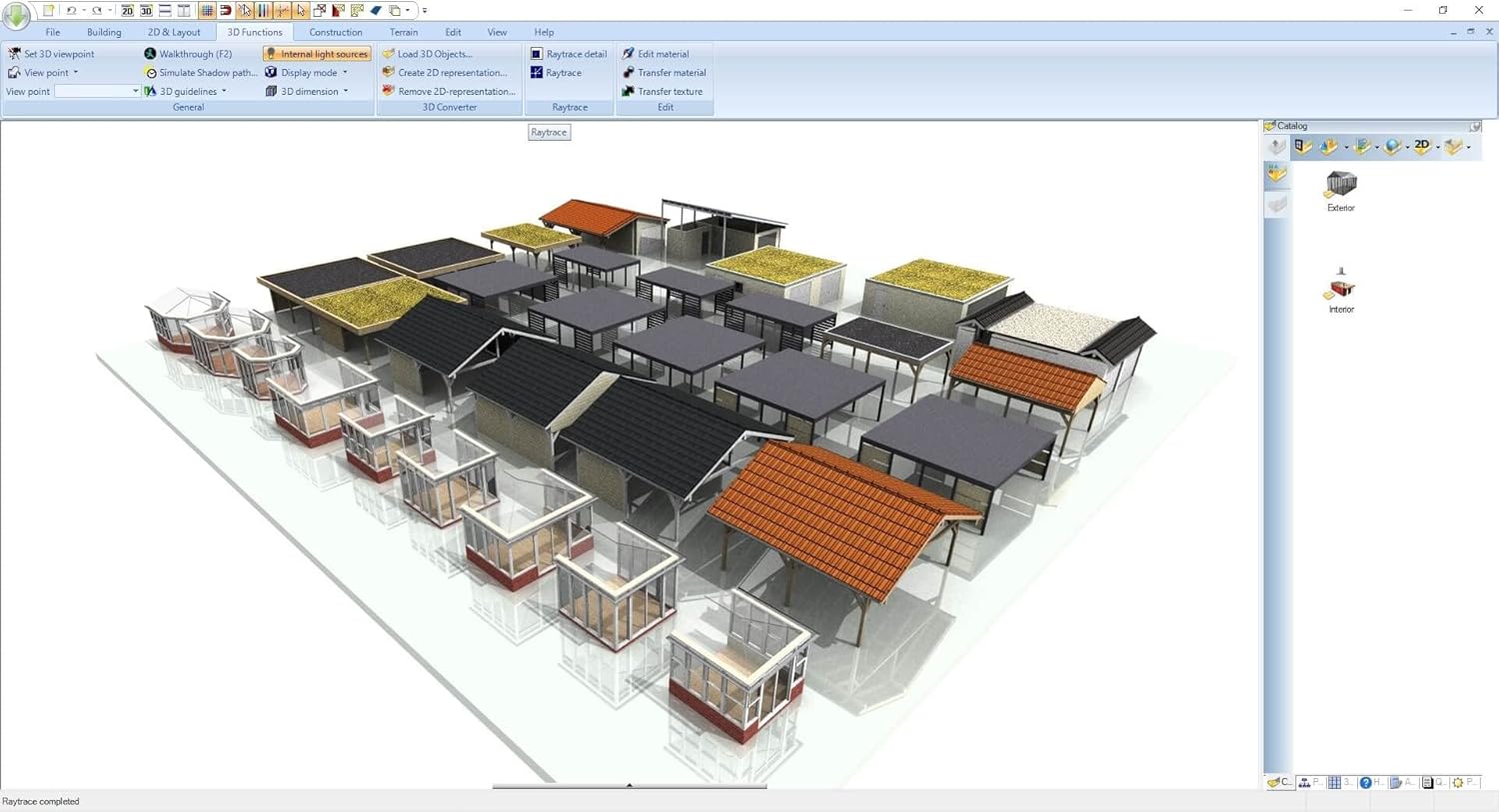 Home design software compatible with Windows 11, 10, 8.1, 7  Design your dream house including photovoltaic installations – 3D CAD 9 Architecture
