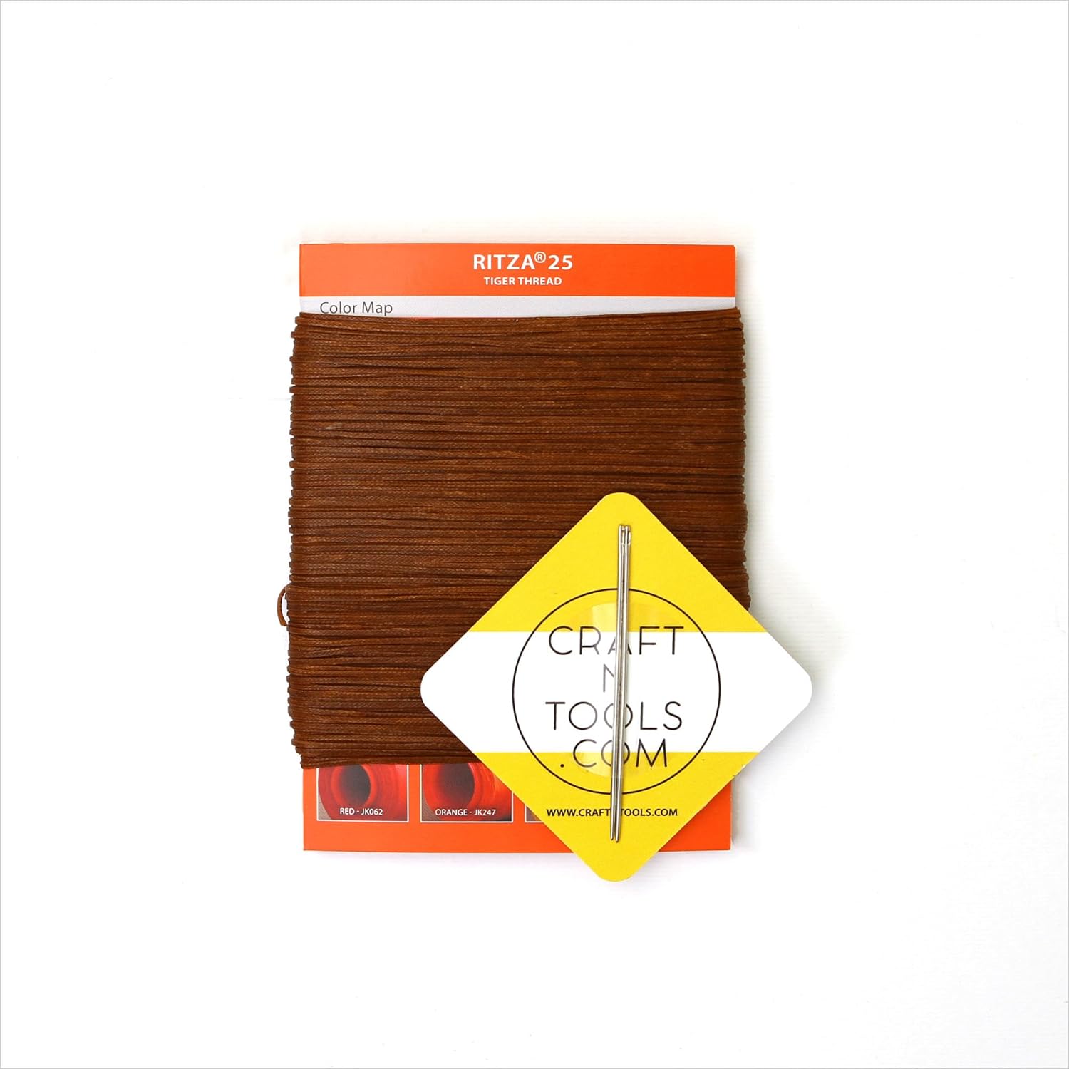 Havana Cigar 0.047 in Ritza 25 Hilo Tigre para Artesanía de Cuero  Hilo de Tigre Encerado  Hilo Ritza 25  Poliéster encerado  Hilo de Saddlers