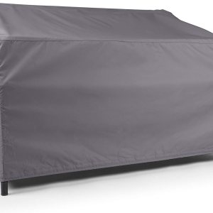 Covermates Funda de sofá biplaza para exteriores, poliéster resistente al agua, dobladillo con cordón, rejillas de ventilación, fundas de asiento y Covermates Funda de sofá biplaza para exteriores, poliéster resistente al agua, dobladillo con cordón, rejillas de ventilación, fundas de asiento y