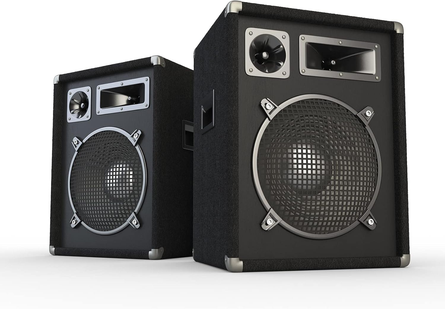 Rebower Cubierta de parrilla de altavoz de malla negra para subwoofer (con tornillos), para audio casero DIY – Marco de 4 pulgadastono dorado  2