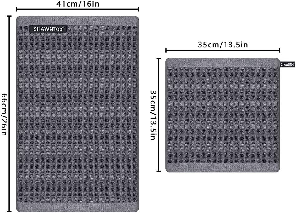Paquete de 8 paños de cocina, paños de cocina 100% algodón, súper suaves, súper absorbentes y de secado rápido, antiolor, muy adecuados para cocina,