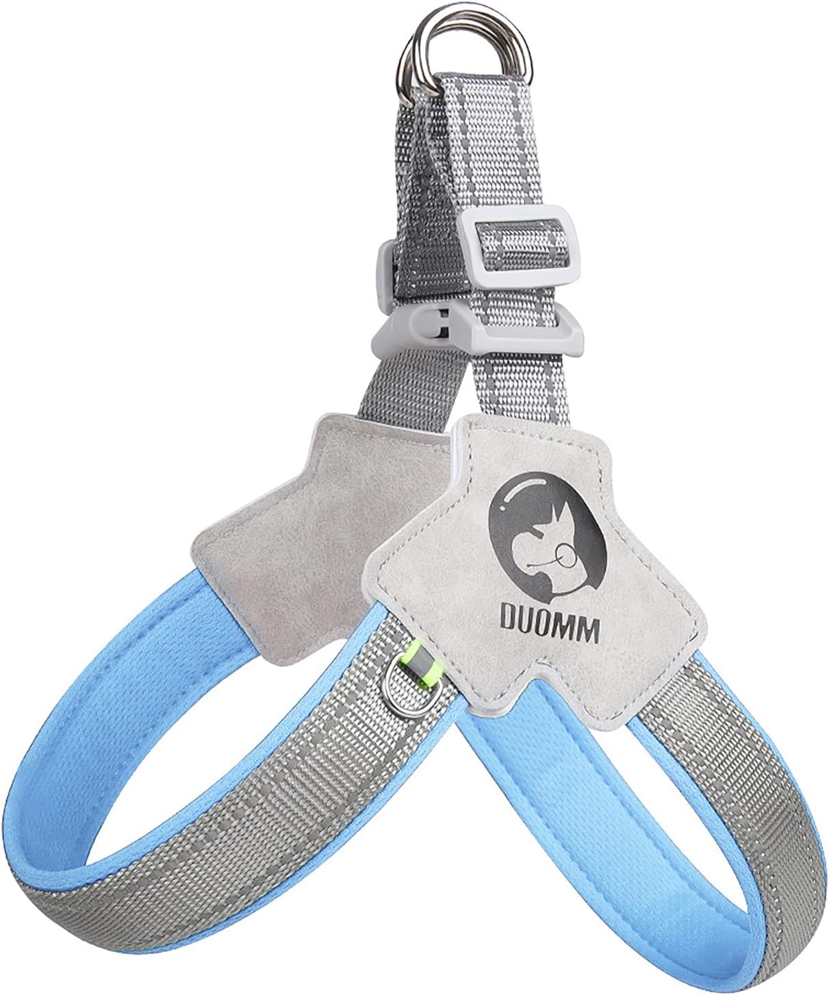 LAVAMOND Easy Walk – Arnés para perro con problemas de tráquea, arnés suave y ajustable para cachorros, sin tirones, fácil de usar, arnés para