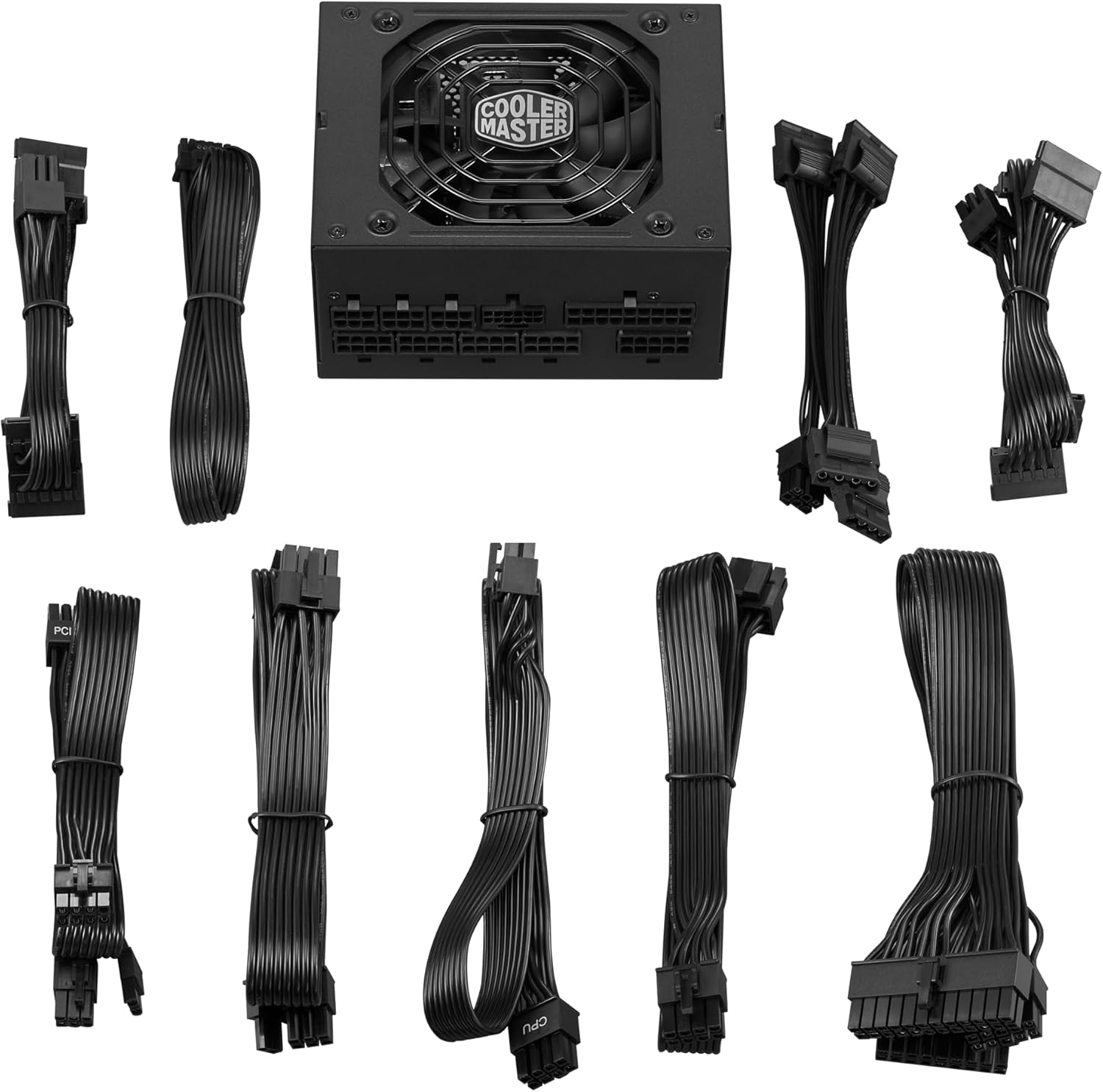 Cooler Master Fuente de alimentación modular completa V850 SFX Gold ATX3.0, 850W SFX, 80+ Gold, conector PCIe 5.0 12VHPWR de 90 grados, soporte SFX