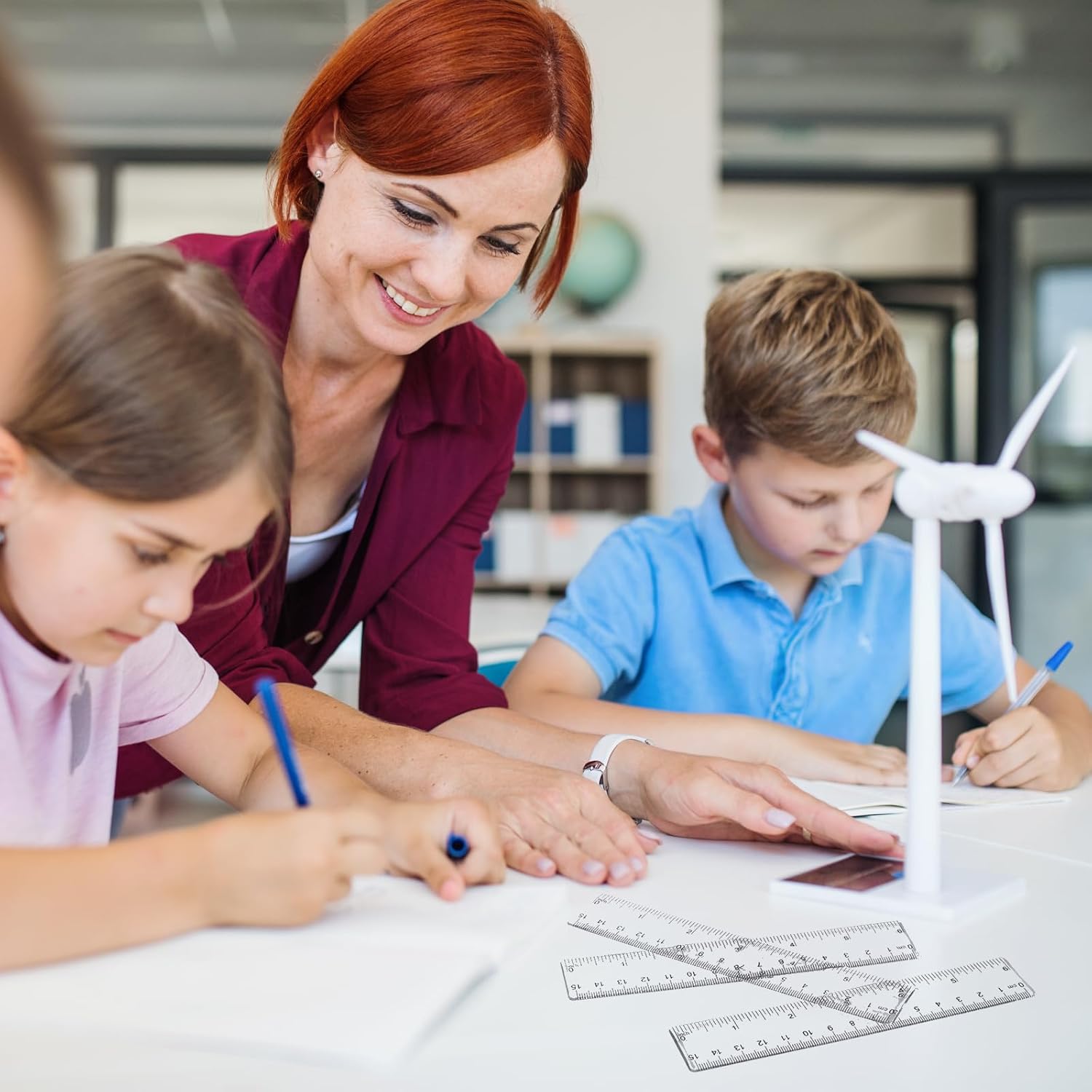 125 reglas de 6 pulgadas, regla pequeña de plástico transparente, regla de dibujo a granel para aula, escuela, oficina