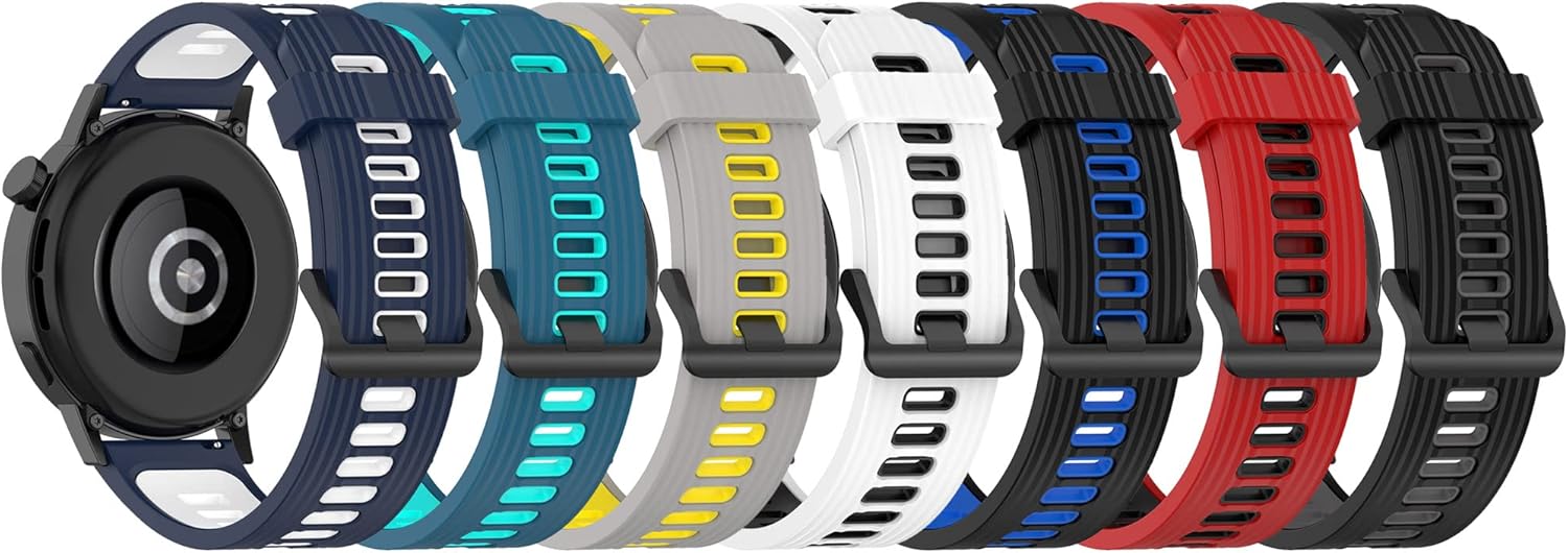 FitTurn Correa de muñeca para EIGIIS Smart Watch, pulsera de repuesto compatible con EIGIIS K22K27K55KE2S35DM50HM09I32 correa de reloj de silicona