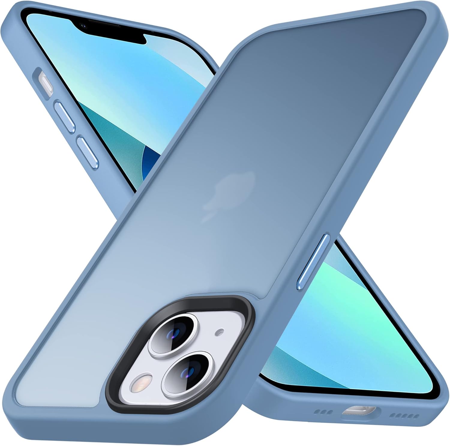 Anqrp Funda diseñada para iPhone 13 Mini, compatible con carga inalámbrica Funda delgada de silicona suave antiarañazos para iPhone 13 Mini de 5.4