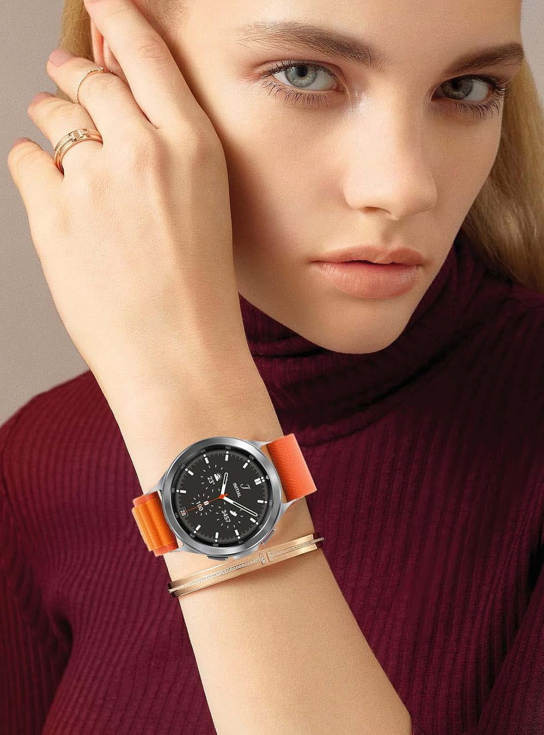Alpine Loop – Correa compatible con Samsung Galaxy Watch 65 de 1.575 pulgadas, 1.732 pulgadas, Galaxy Watch 6 Classic de 1.73 pulgadas y 1.772
