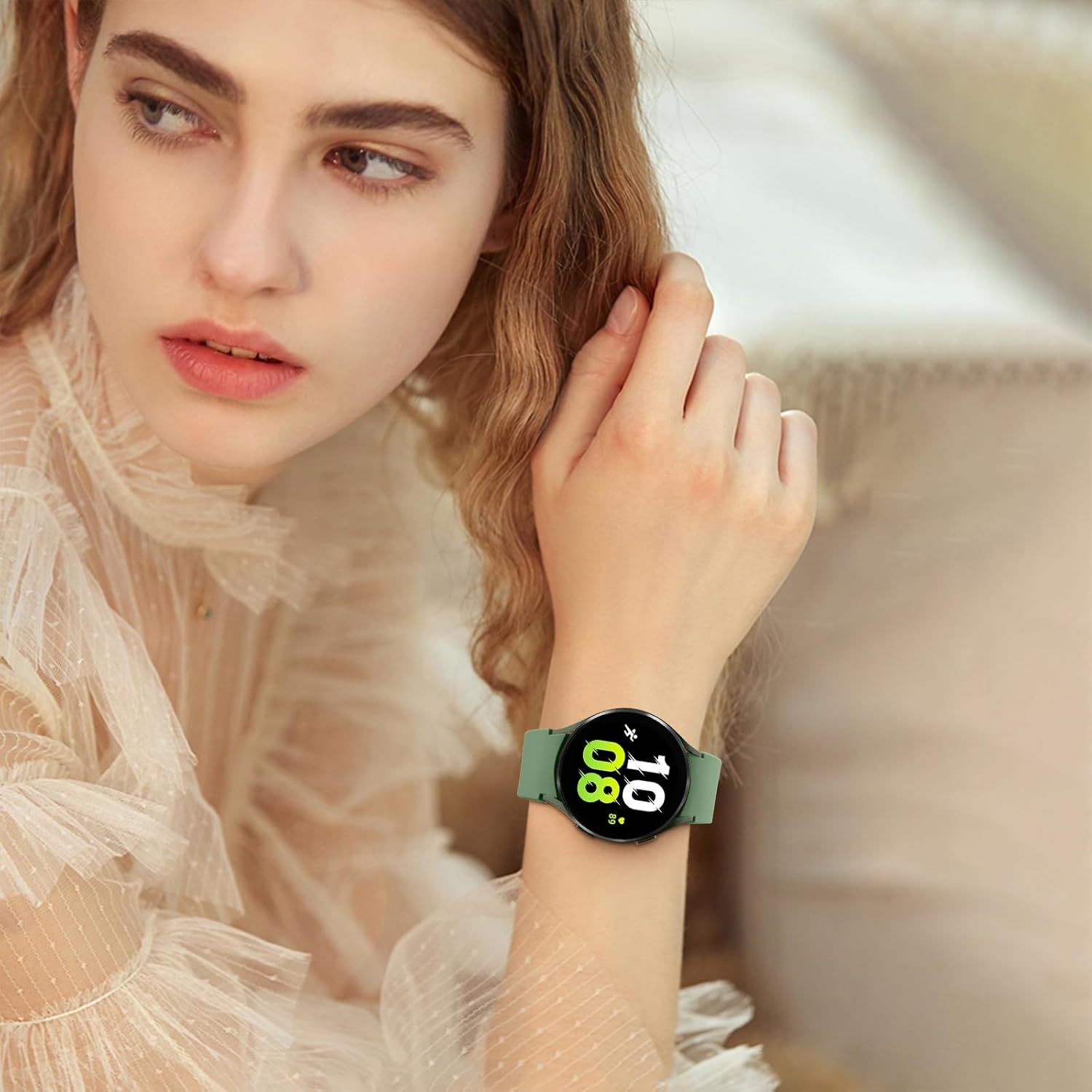 AK Correa de repuesto ajustable para Samsung Galaxy Watch 5 de 1.575 pulgadas, 1.732 pulgadas, Galaxy Watch 5 Pro de 1.772 pulgadas, 0.787 pulgadas,