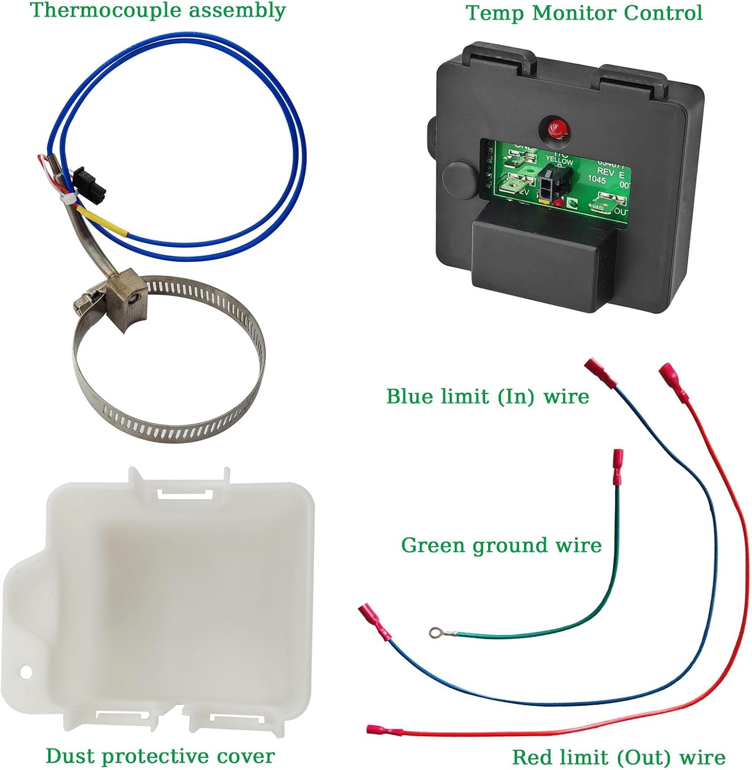 637360 Kit de control de monitor de temperatura para modelos 2118 y 1210 que garantiza una refrigeración y seguridad óptimas, protege tu