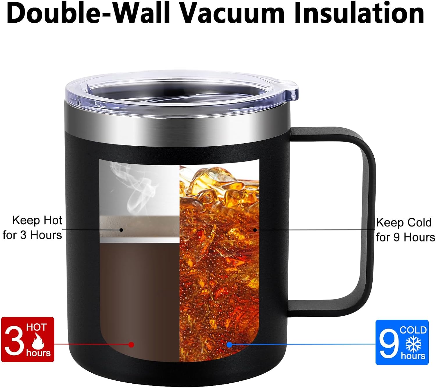 Lifecapido Regalos de cumpleaños para hombres, taza de café aislada con asa de 12 onzas, regalos de cumpleaños de septiembre Libra, regalos de Virgo