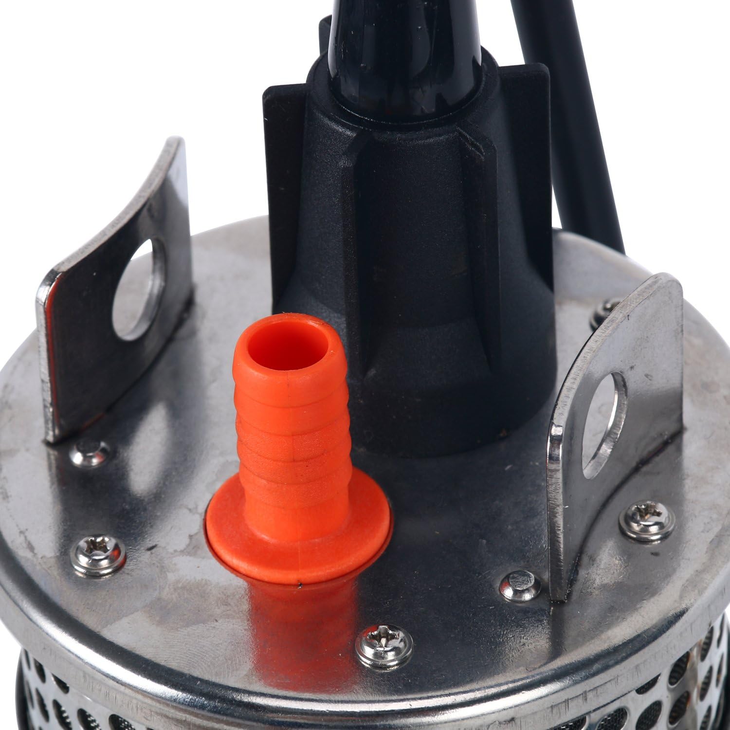 Amarine – Bomba de agua sumergible de 24 V CC para pozos profundos, 3.2 GPM 4 pulgadasenergía alternativa con batería solar de acero inoxidable,