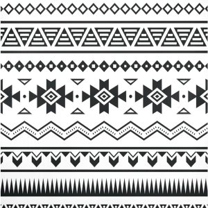 Kigai Funda magnética para lavavajillas, diseño tribal azteca navajo, negro, funda decorativa para lavavajillas, calcomanías de gabinete para el Kigai Funda magnética para lavavajillas, diseño tribal azteca navajo, negro, funda decorativa para lavavajillas, calcomanías de gabinete para el
