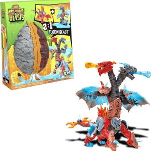 Mega Construx Breakout Beasts – Juego de construcción Fusion Beast 2 en 1 con 2 figuras para construir, slime para niños Mega Construx Breakout Beasts – Juego de construcción Fusion Beast 2 en 1 con 2 figuras para construir, slime para niños