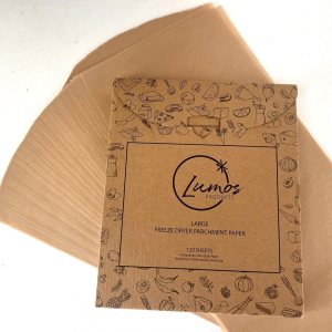 Lumos Products, Papel pergamino para liofilizar, ajuste personalizado para bandejas grandes de cosecha y se mantienen frescas, pulpa de madera 100% Lumos Products, Papel pergamino para liofilizar, ajuste personalizado para bandejas grandes de cosecha y se mantienen frescas, pulpa de madera 100%