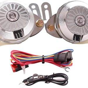 FARBIN Bocina de coche Loud 3 Sonido Bocina electrónica personalizada Bocina de motocicleta Cromo Plata Cuerno digital 3 sonido Camión Tren Bocina FARBIN Bocina de coche Loud 3 Sonido Bocina electrónica personalizada Bocina de motocicleta Cromo Plata Cuerno digital 3 sonido Camión Tren Bocina