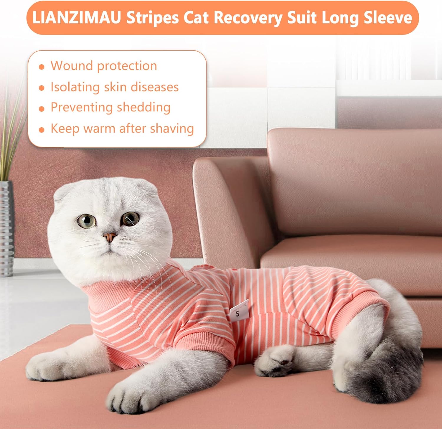 Traje profesional de recuperación quirúrgica para gatos, para perros machos, hembras, heridas abdominales, cono alternativo, collar electrónico,