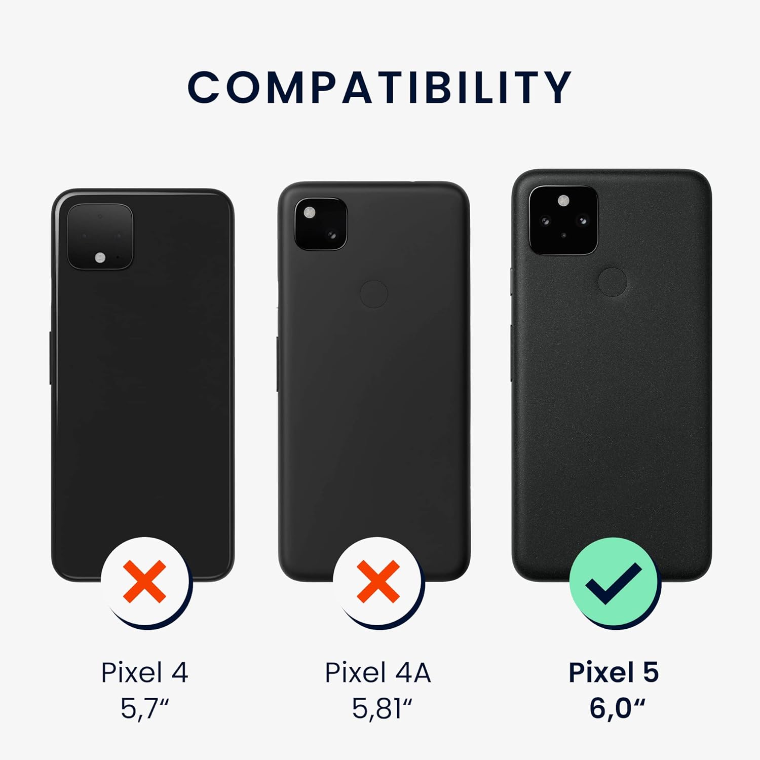 kwmobile Funda compatible con Google Pixel 5 – Funda de silicona TPU con acabado suave – Rosa neón