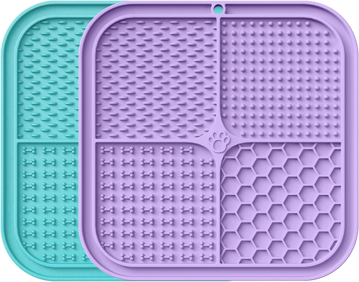 Alfombrilla para lamer para perros y gatos con ventosa, almohadilla de lamer premium para aliviar la ansiedad del perro, alfombrilla de alimentación