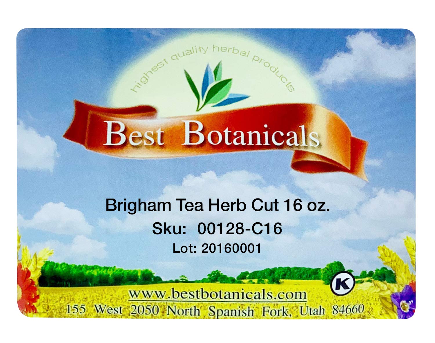 Best Botanicals Brigham Tea Herb Cut 16 oz.