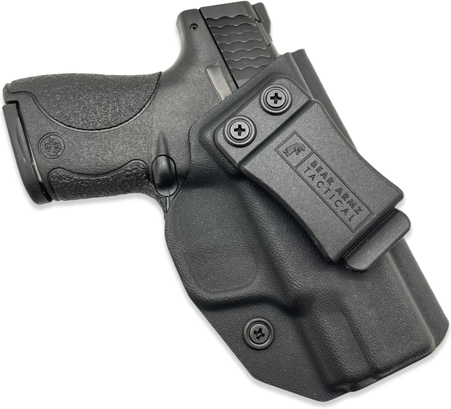 IWB Funda Kydex compatible con Smith y Wesson M&P Shield Plus  M1.0M2.0.000  0.354 in.40 Cal 3.1 BarrelAmerican CompanyFundas de transporte ocultas