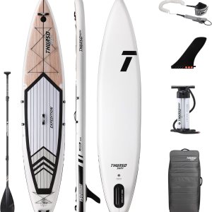 THURSO SURF Expedition Touring – Tabla de remo inflable para pie, SUP de 11 pies 6 pulgadas 12 pies 6 pulgadas, paquete de dos capas, paquete THURSO SURF Expedition Touring – Tabla de remo inflable para pie, SUP de 11 pies 6 pulgadas 12 pies 6 pulgadas, paquete de dos capas, paquete